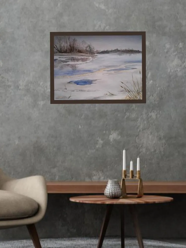 Картина Река во льду от Art Магазина Абрис Клуб