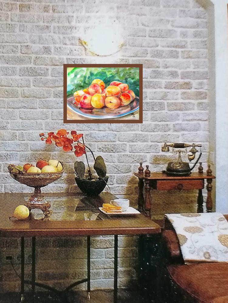 Картина Абрикосы в тарелке от Art Магазина Абрис Клуб